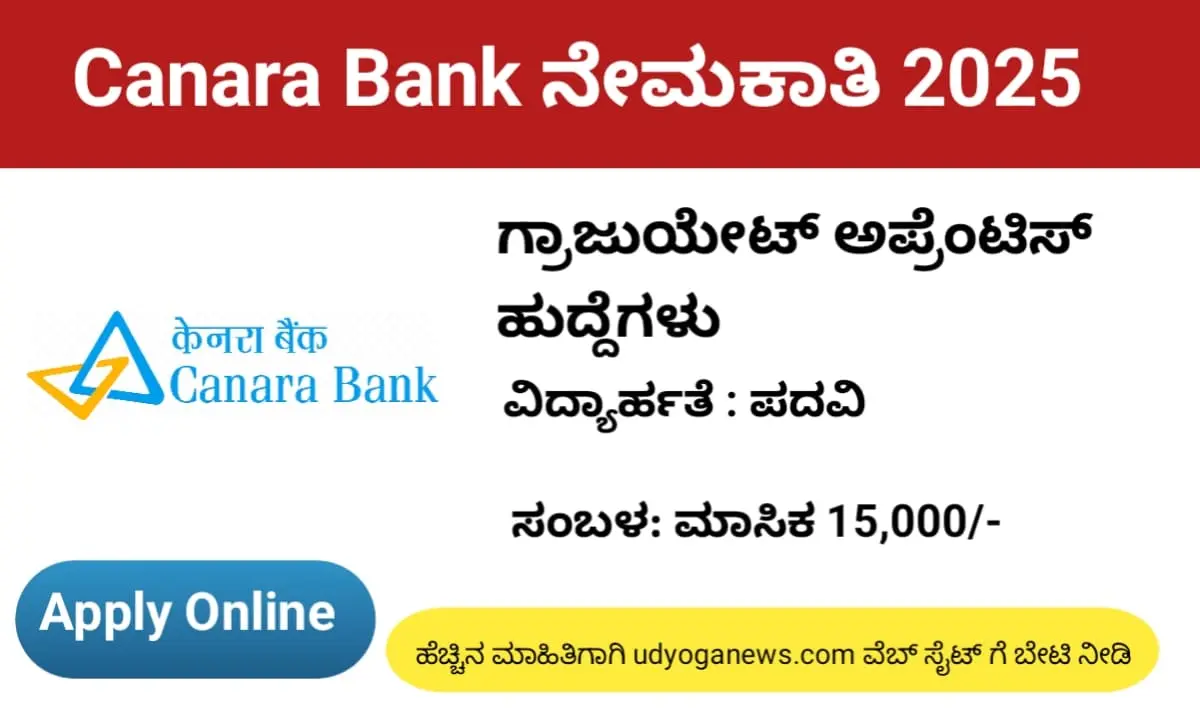 canara-bank-recruitment-2025-apply-graduate-apprentices
