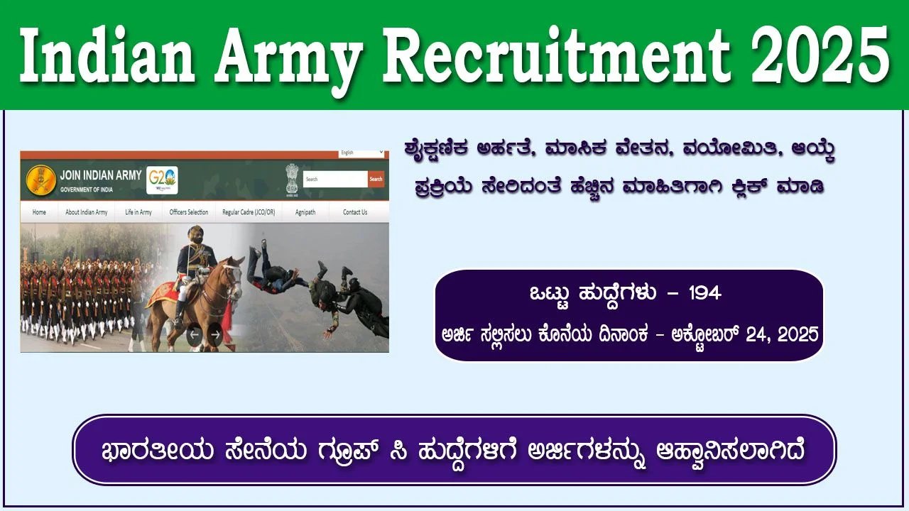 indian-army-recruitment-2025-group-c-bharti-2025-registration-start-from-4-october-10th-pass-candidate-can-apply